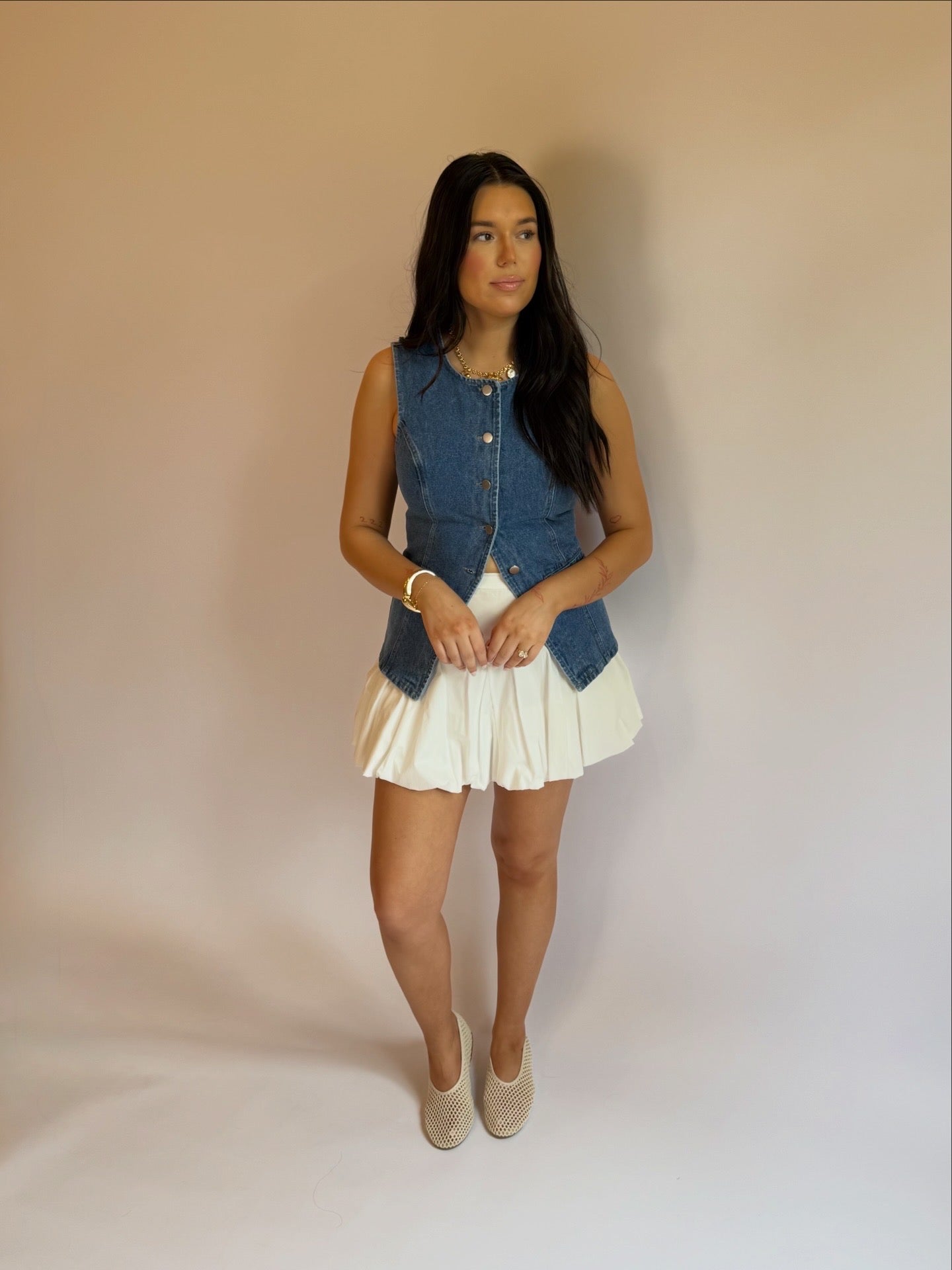 Skye Button Down Vest