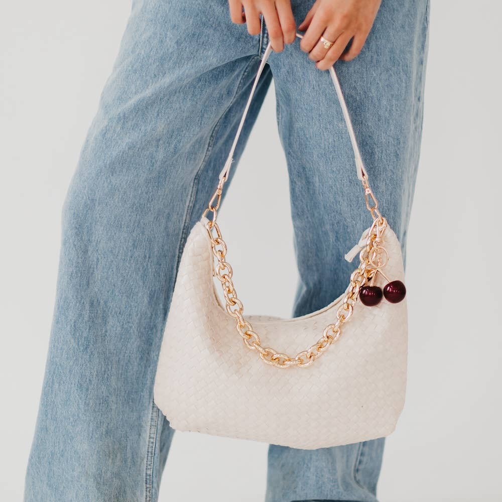 Sienna Woven Shoulder Bag