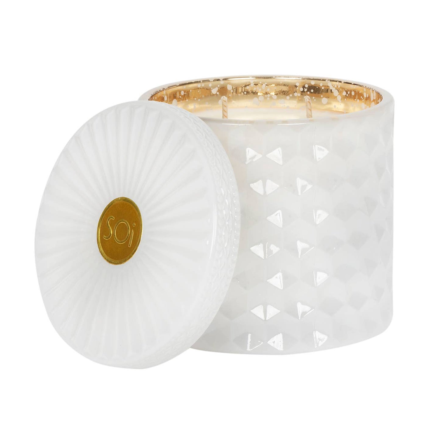 Pomander White 15oz Shimmer Candle