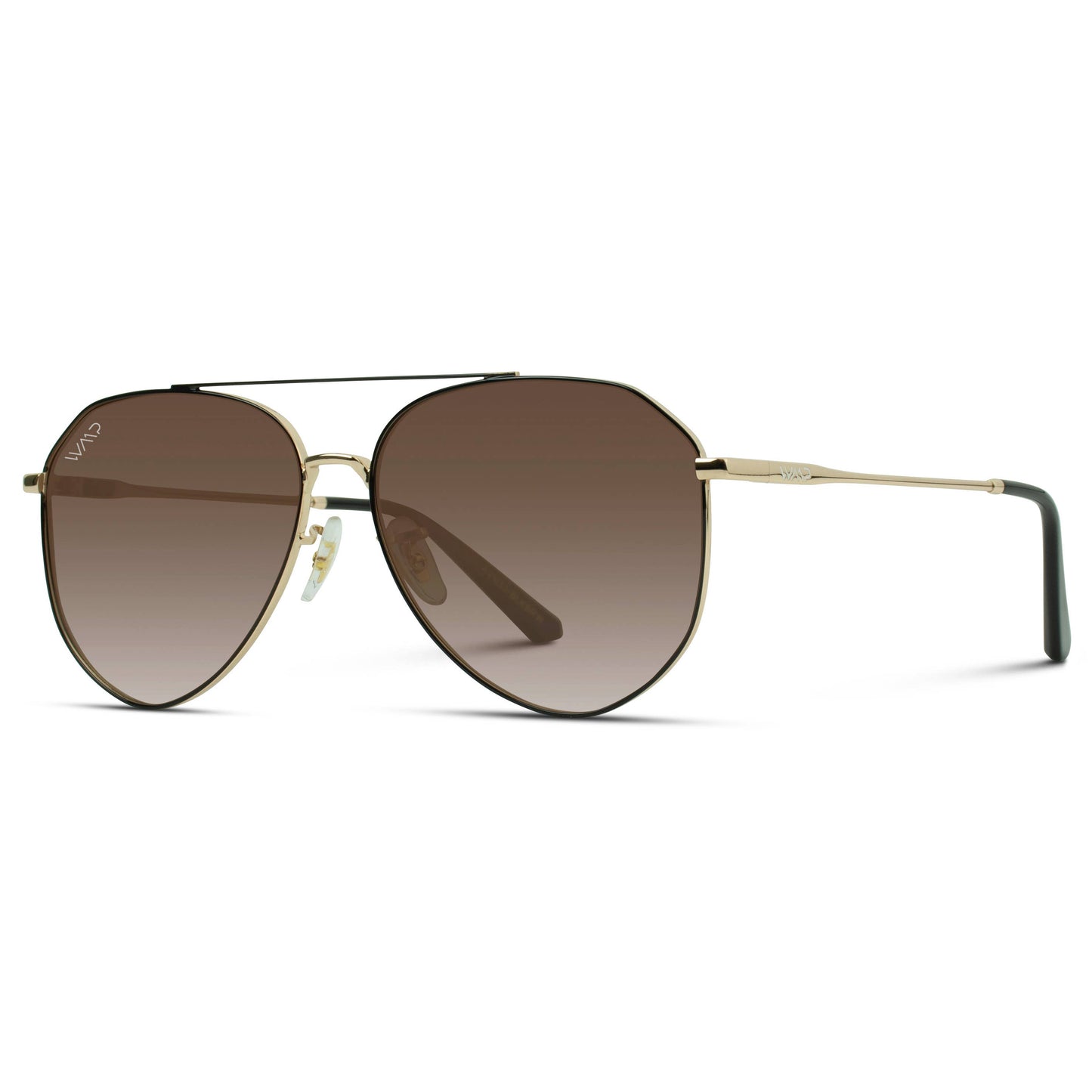 Ramsey - Geometric Polarized Aviators Sunglasses