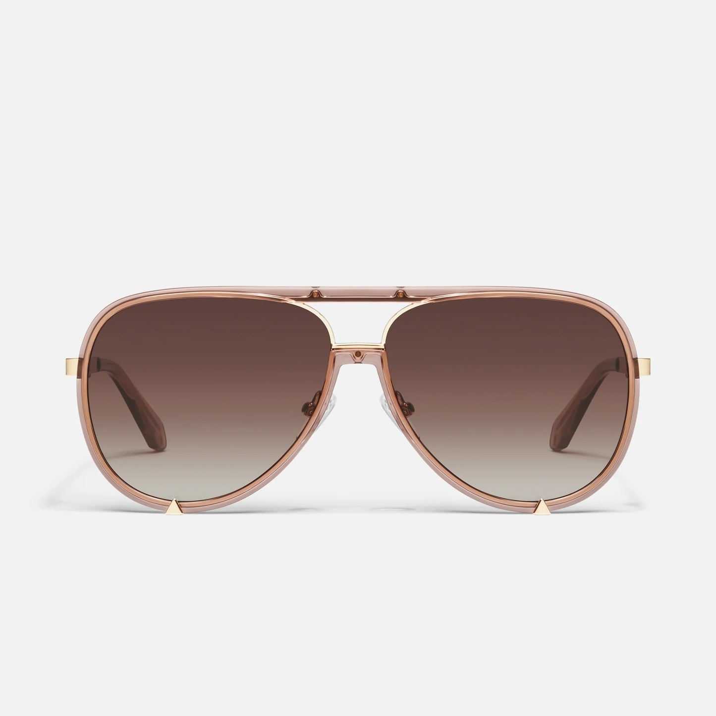 Quay - High Profile Large Aviator Frame Sunglasses