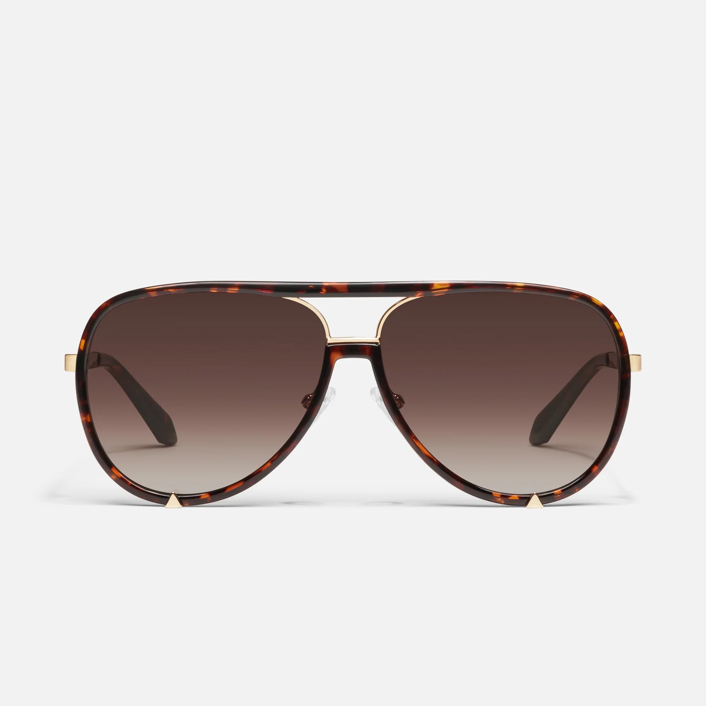 Quay - High Profile Large Aviator Frame Sunglasses