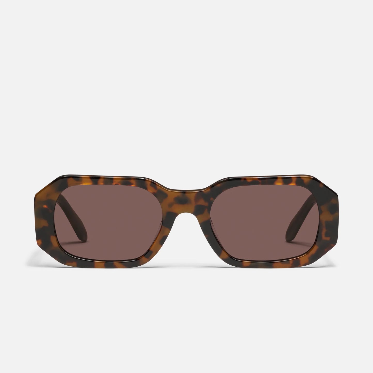 Quay - Hyped Up Narrow Hexagon Sunglasses