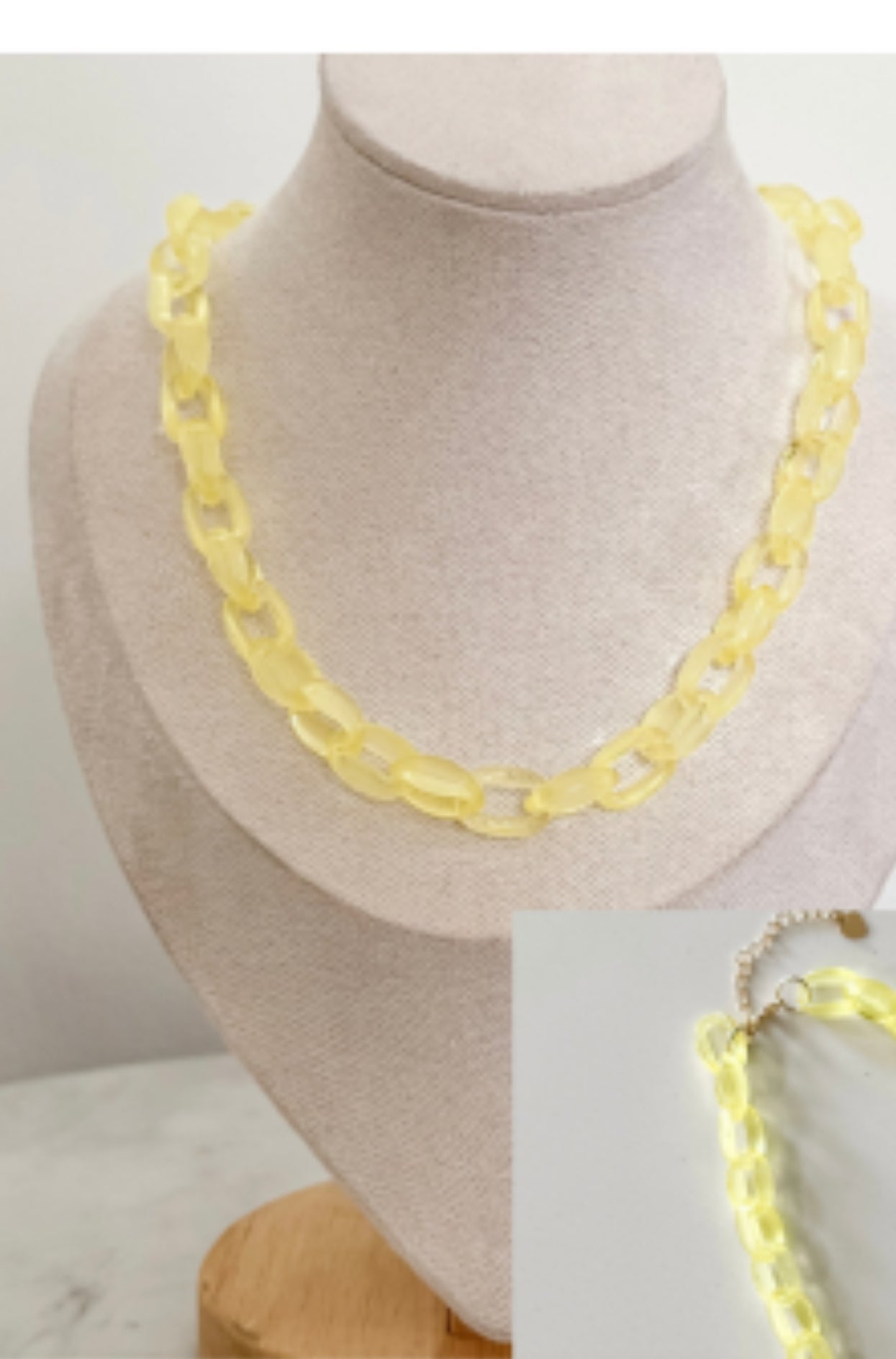 Yellow Acrylic Chain