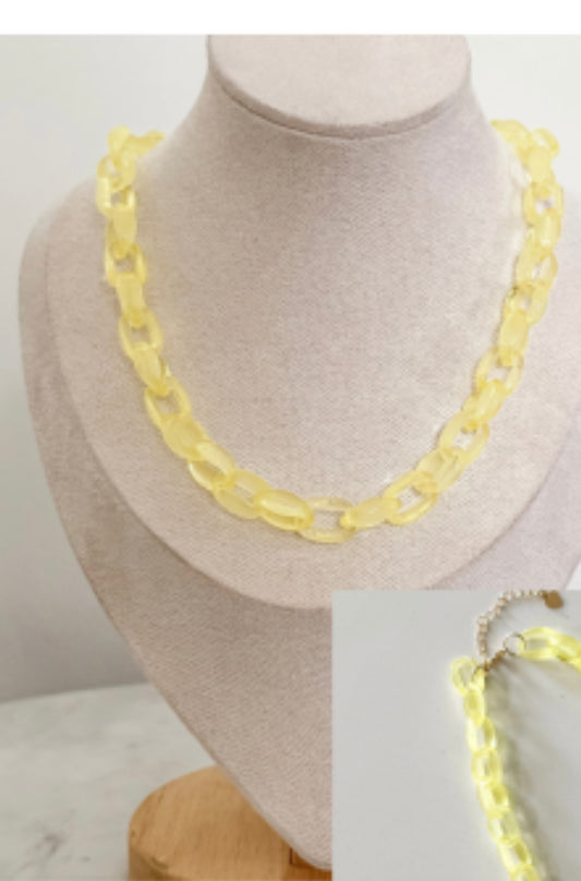 Yellow Acrylic Chain